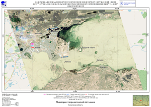 Гидрологическая обстановка на реках Тюменской области по спутниковым данным за 27-28 апреля 2024 г.