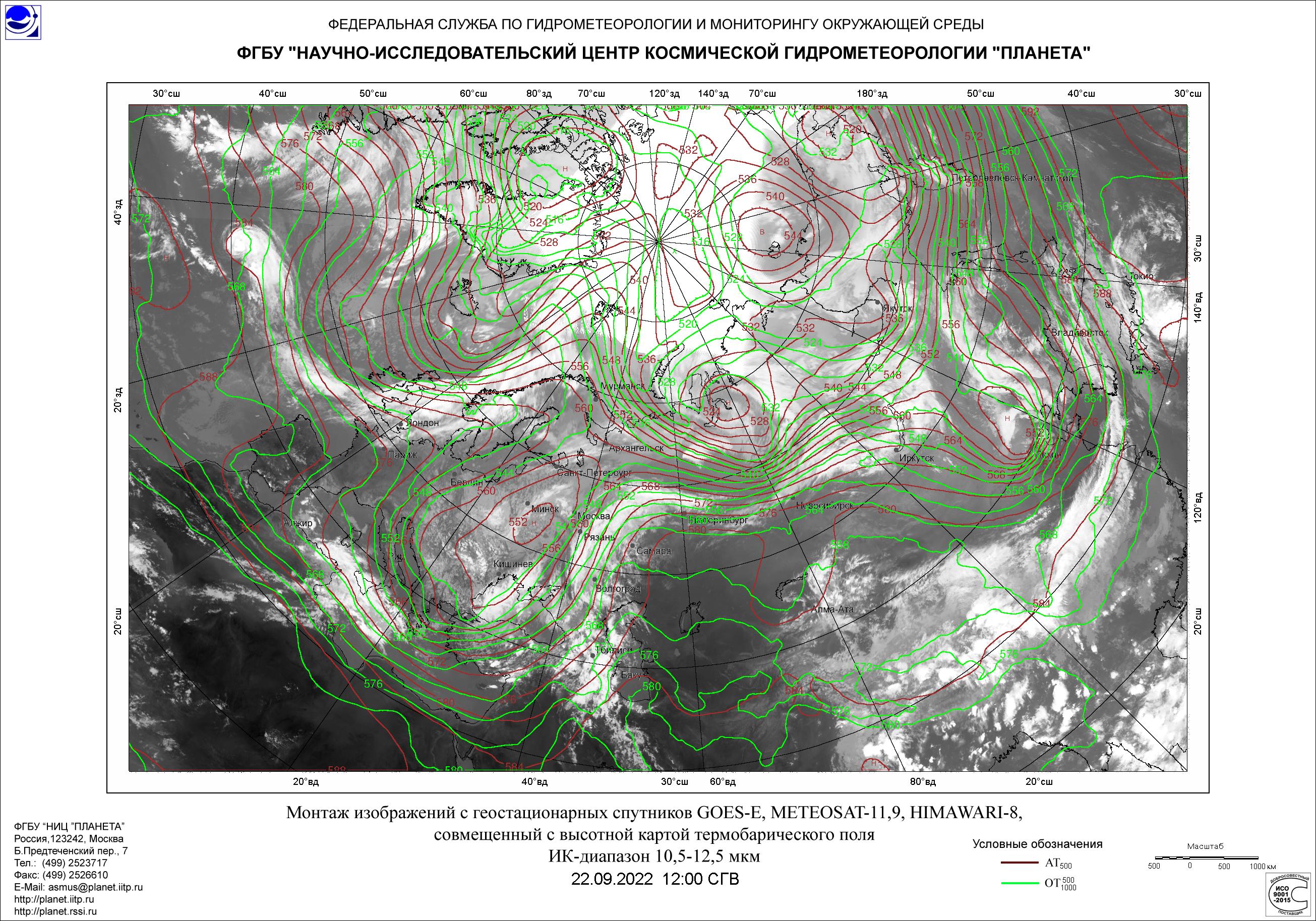 Карта облачности нижний новгород