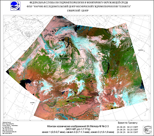 Обзор погодных условий в
Сибири за 23-25 июня 2025 г.