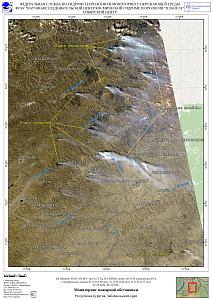 Пожарная обстановка в Сибири по спутниковым данным за 5-7 октября 2024 г.
