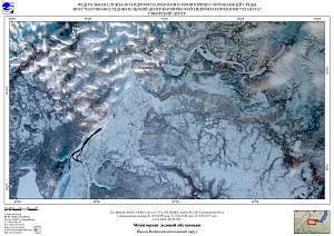 Гидрологическая обстановка на реках Ямало-Ненецкого автономного округа по спутниковым данным за 13-14 ноября 2023 г.