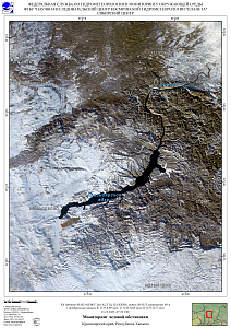 Гидрологическая обстановка на реках и водохранилищах Восточной Сибири по спутниковым данным за 13-16 декабря
2025 г.