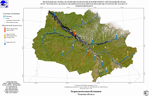 Обзор результатов спутникового мониторинга гидрологической обстановки на реках, озерах и водохранилищах Сибири в 2025 г.