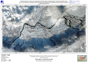 Гидрологическая
обстановка на реках Ямало-Ненецкого автономного округа по спутниковым данным за
6-8 ноября 2024 г.