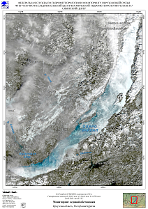 Гидрологическая обстановка на озере Байкал по спутниковым данным за 19-24 марта 2026 г.