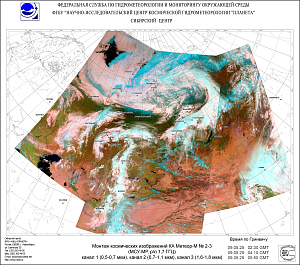 Обзор погодных условий в
Сибири за 8-9 мая 2025 г.