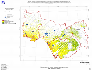 Спутниковый мониторинг состояния посевов
сельскохозяйственных культур на юге Западной Сибири с 07 по 28 июля 2022 г.