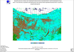 Обзор погодных условий в Сибири за 4-5 декабря 2025 г.