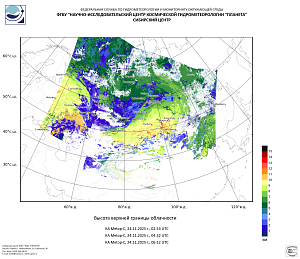 

Обзор погодных условий в Сибири за 24-26 ноября 2025 г.