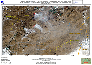 Пожарная обстановка в Сибири по спутниковым данным за 1-3 октября 2024 г.