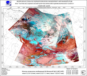 Обзор погодных условий в Сибири за 26-27 марта 2026 г.