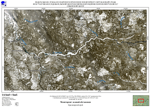 Гидрологическая
обстановка на реках Красноярского края по спутниковым данным за 21-24 апреля
2026 г.